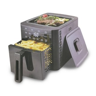 Air Fryer 4Lt 2 σε 1 Με Γκρίλ Για Ψήσιμο 1500Watt SILV 2IN1