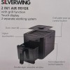 Air Fryer 4Lt 2 σε 1 Με Γκρίλ Για Ψήσιμο 1500Watt SILV 2IN1