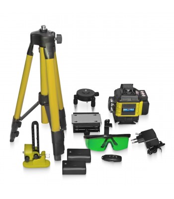 Kraftworld Αλφάδι Laser 16 Γραμμών με βάση ανύψωσης στήριγμα τοίχου τηλεχειριστήριο LZ143