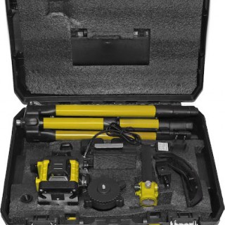 Kraftworld Αλφάδι Laser 16 Γραμμών με βάση ανύψωσης στήριγμα τοίχου τηλεχειριστήριο LZ143