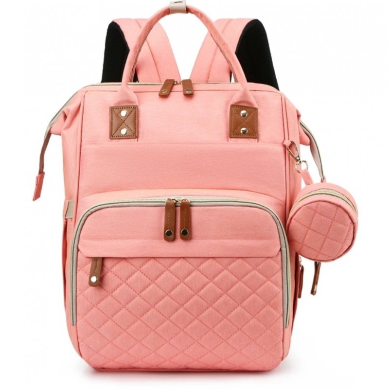 Γυναικεία mommy backpack ροζ K5MPINKS2