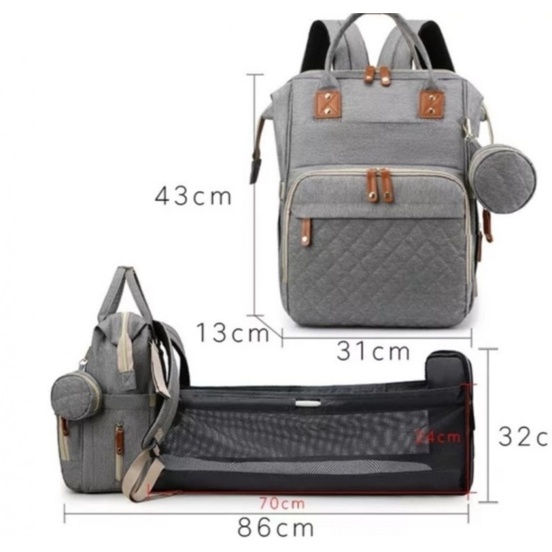 Γυναικεία mommy backpack ροζ K5MPINKS2
