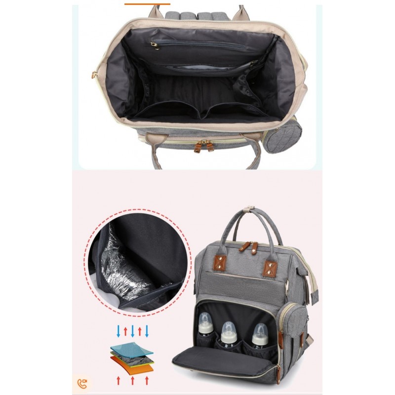 Γυναικεία mommy backpack ροζ K5MPINKS2
