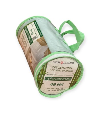 Σετ σεντόνια Swiss Lux Dreams υπέρδιπλα από ίνες μπαμπού και μικροΐνες LXS1